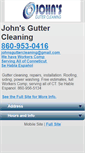 Mobile Screenshot of johnsguttercleaning.com